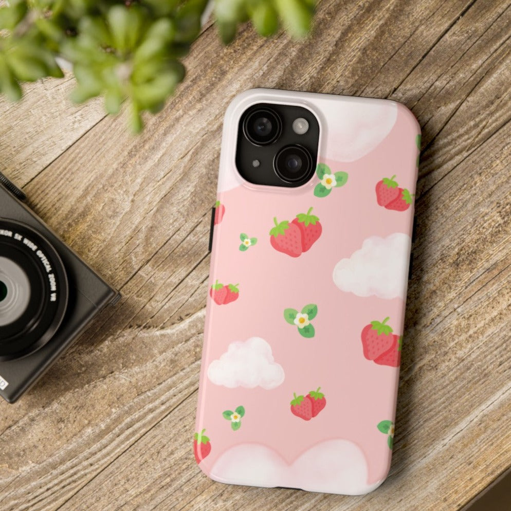 Strawberry Dreams Protective iPhone Tough Case