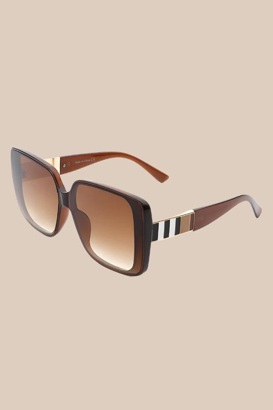 Square Retro Fashion Flat Top Women Sunglasses