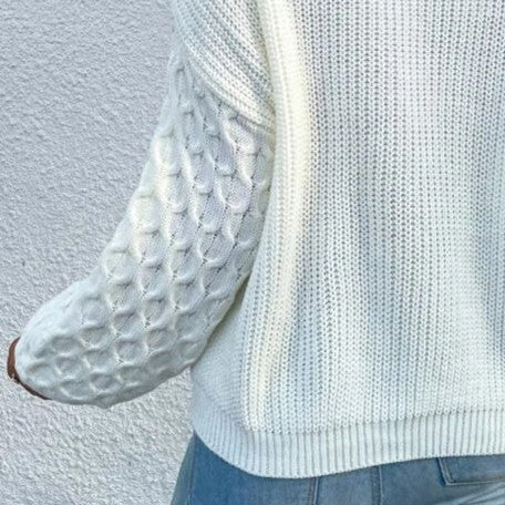 Heart knit sweater