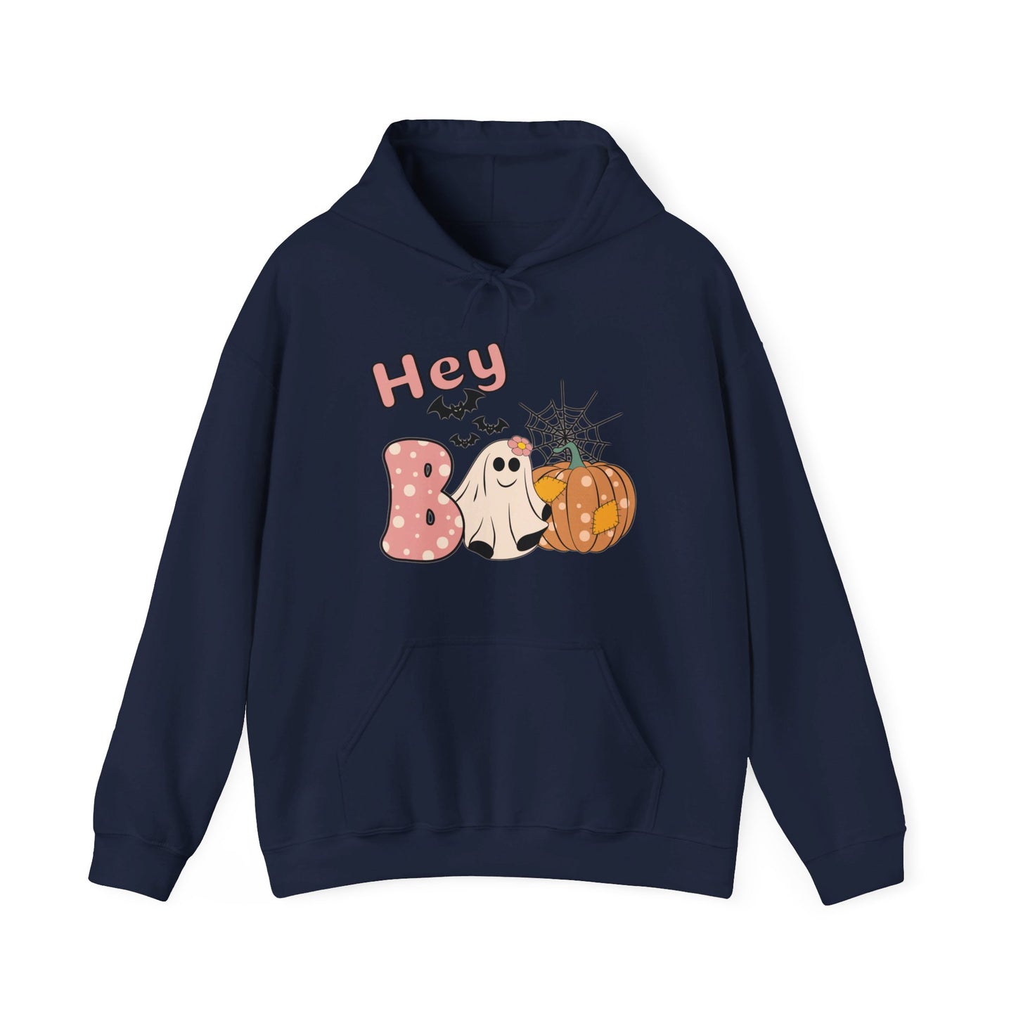 Hey Boo! Ghost Hooded Sweatshirt for Halloween