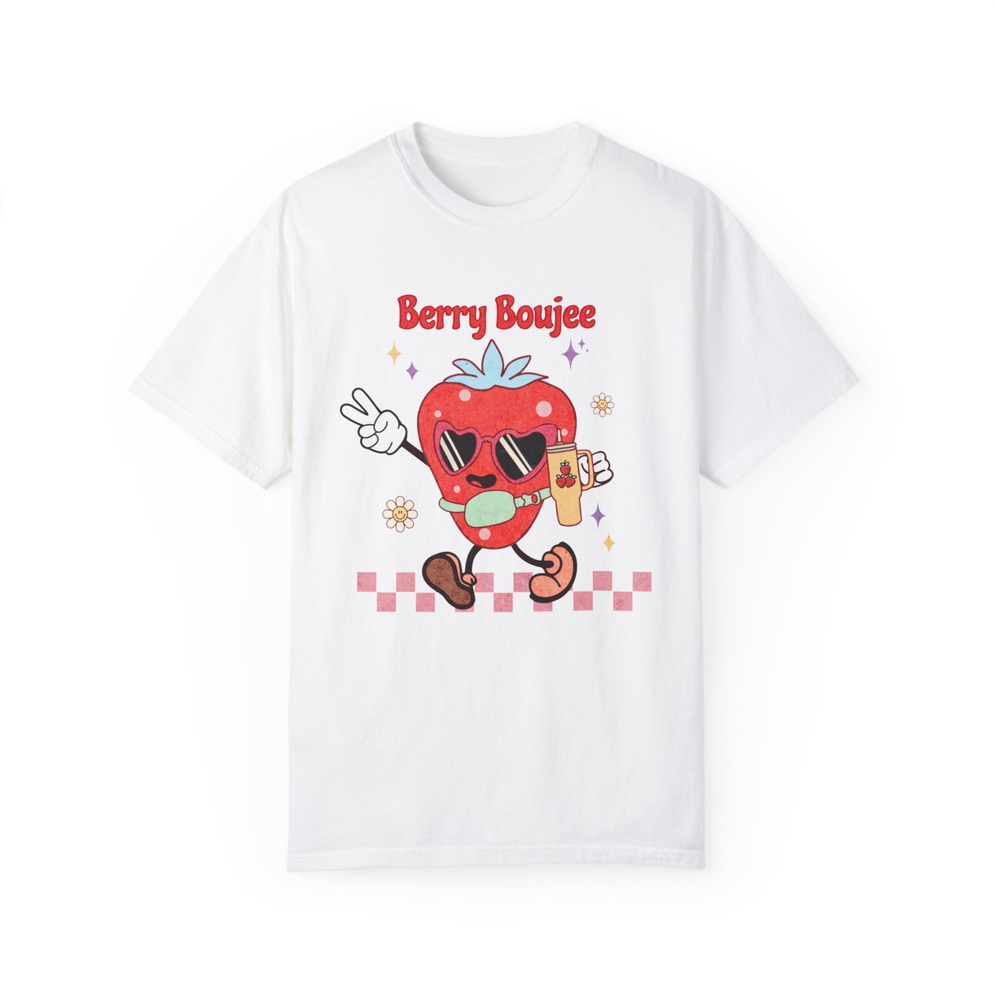 Strawberry Short Sleeve T-shirt "Berry Boujee"