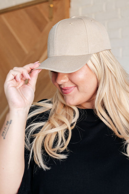 Basic Babe Ball Cap in Khaki