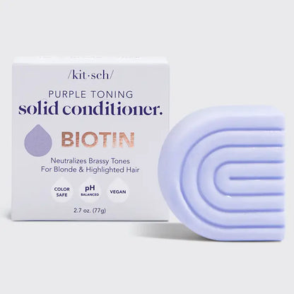 Kitsch Purple Toning Solid Conditioner Bar with Biotin