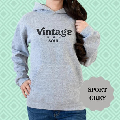 Vintage Lovers Hooded Sweatshirt "Vintage Soul"