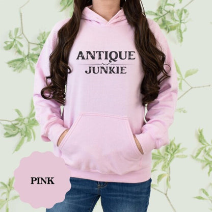 Antique Junkie Long Sleeved Hooded Sweatshirt