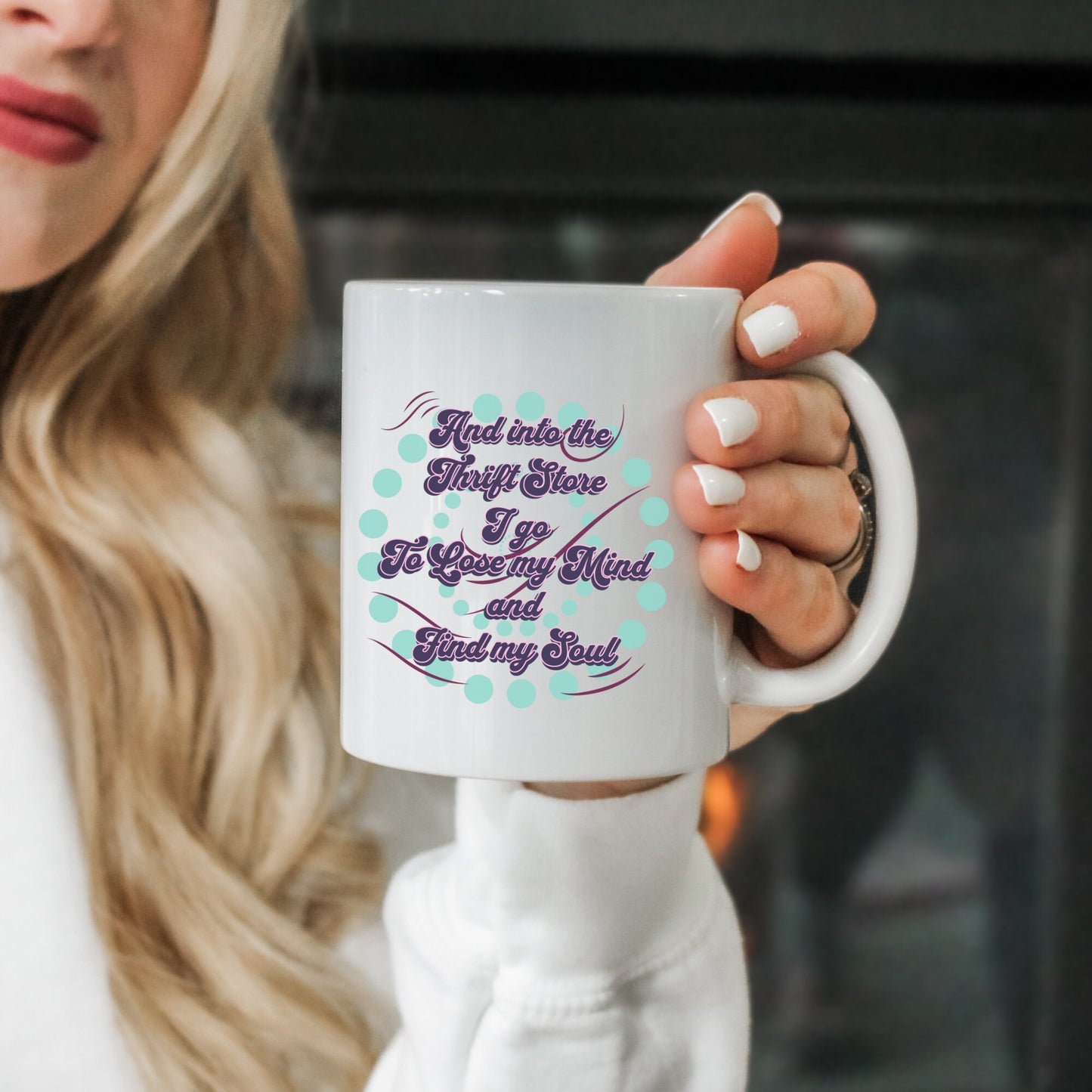 Thrift Store sayings 15 oz mug