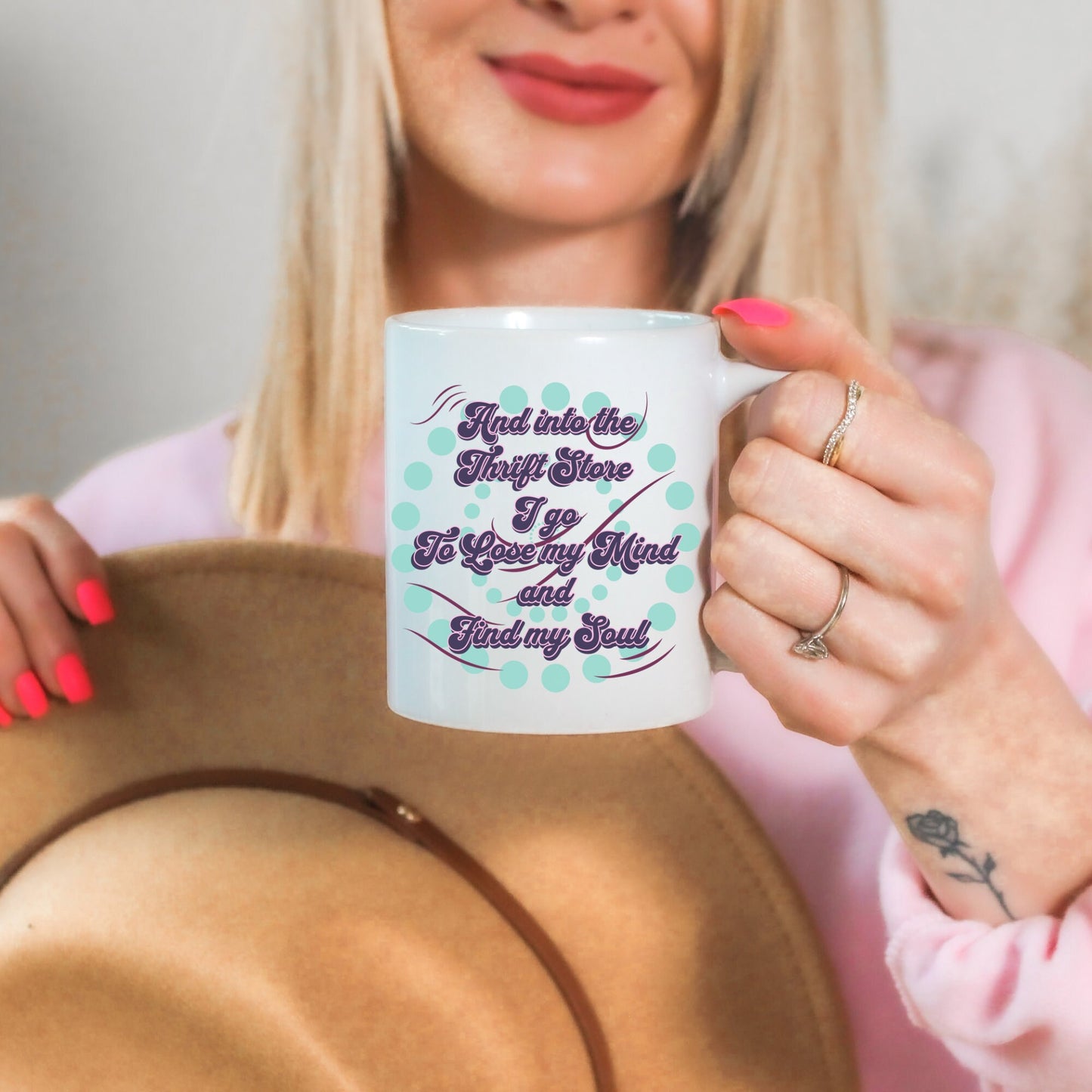 Thrift Store sayings 15 oz mug